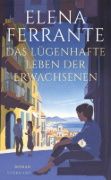 Buchcover und Innenansicht für das Buch: La vita bugiarda degli adulti