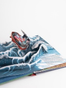 Buchcover und Innenansicht für das Buch: Das Wetter. Pop-up-Buch