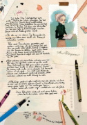 Buchcover und Innenansicht für das Buch: Les Carnets de Cerise 1
