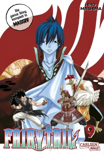 Buchcover und Innenansicht für das Buch: Fairy Tail