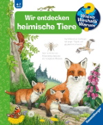 Buchcover und Innenansicht für das Buch: Wieso? Weshalb? Warum?, Band 71: Wir entdecken heimische Tiere