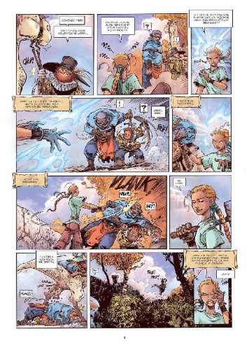 Buchcover und Innenansicht für das Buch: Lanfeust von Troy. Band 9