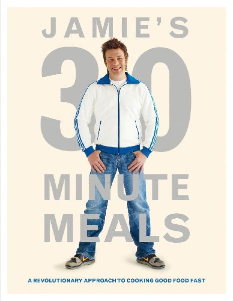 Buchcover und Innenansicht für das Buch: Jamie's 30 Minute Meals