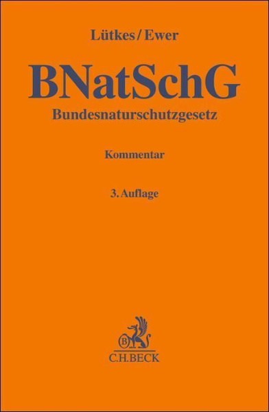 Buchcover und Innenansicht für das Buch: Bundesnaturschutzgesetz. BNatSchG