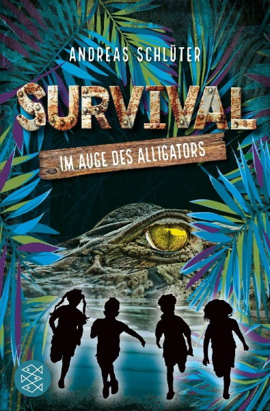 Buchcover und Innenansicht für das Buch: Survival - Im Auge des Alligators