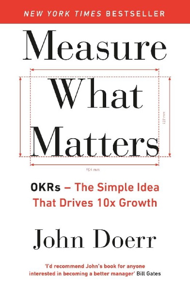 Buchcover und Innenansicht für das Buch: Measure What Matters