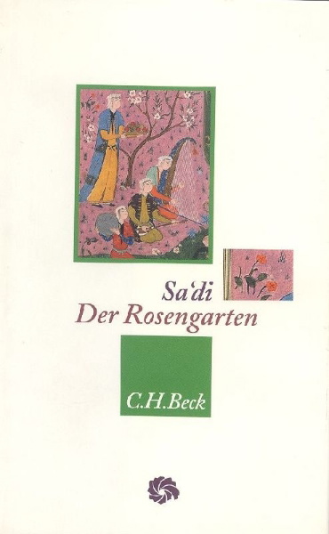 Buchcover und Innenansicht für das Buch: Der Rosengarten