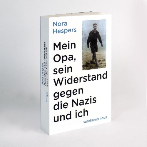 Buchcover und Innenansicht für das Buch: Mein Opa, sein Widerstand gegen die Nazis und ich