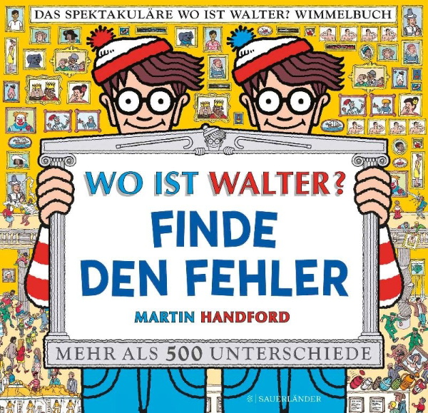 Buchcover und Innenansicht für das Buch: Where is Wally - Double Trouble At The Museum