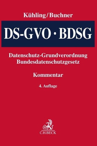 Buchcover und Innenansicht für das Buch: Datenschutz-Grundverordnung / BDSG. DS-GVO / BDSG