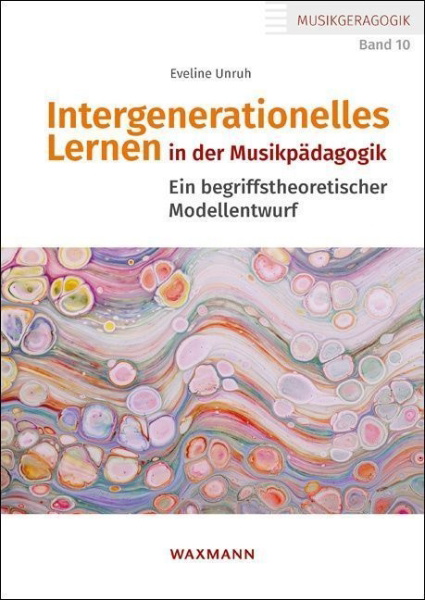 Buchcover und Innenansicht für das Buch: Intergenerationelles Lernen in der Musikpädagogik