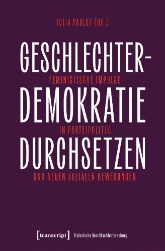 Buchcover und Innenansicht für das Buch: Geschlechterdemokratie durchsetzen