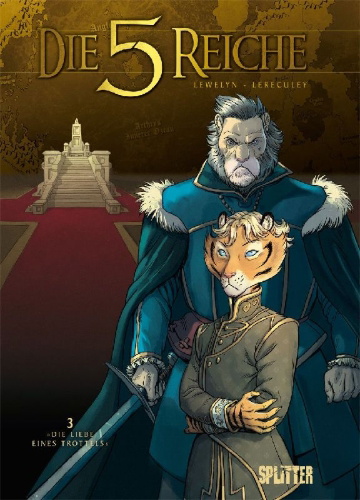 Buchcover und Innenansicht für das Buch: Die 5 Reiche. Band 3