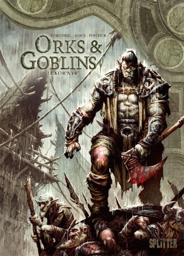 Buchcover und Innenansicht für das Buch: Orks & Goblins. Band 13