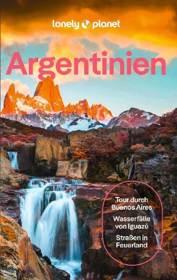Buchcover und Innenansicht für das Buch: LONELY PLANET Reiseführer Argentinien