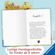 Buchcover und Innenansicht für das Buch: 3 Streuner wittern das Abenteuer