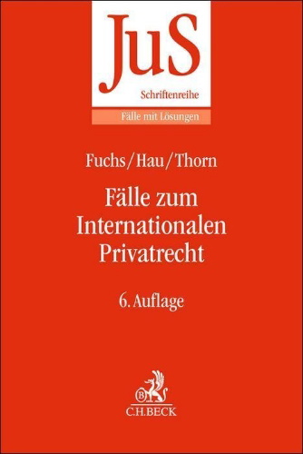 Buchcover und Innenansicht für das Buch: Fälle zum Internationalen Privatrecht