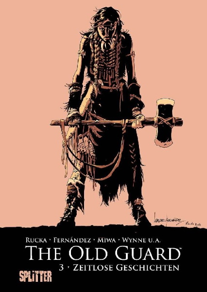 Buchcover und Innenansicht für das Buch: The Old Guard. Band 3