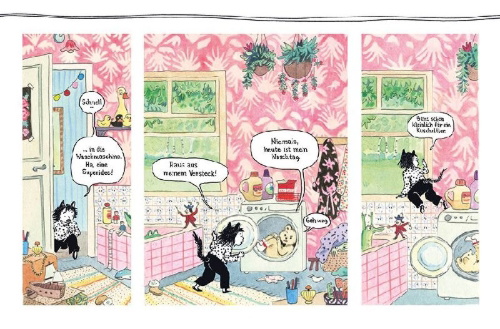 Buchcover und Innenansicht für das Buch: Versteckt oder nicht, ich komme!
