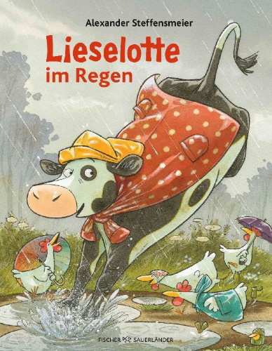 Buchcover und Innenansicht für das Buch: Lieselotte im Regen