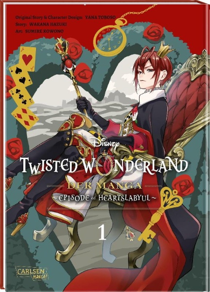 Buchcover und Innenansicht für das Buch: Twisted Wonderland