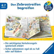 Buchcover und Innenansicht für das Buch: Wieso? Weshalb? Warum?, Band 50: Alles über den Straßenverkehr