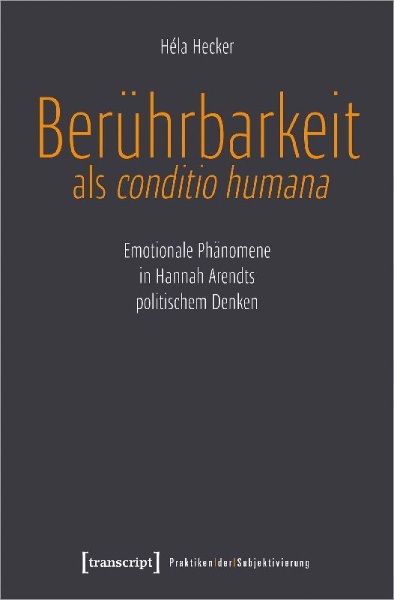 Buchcover und Innenansicht für das Buch: Berührbarkeit als conditio humana