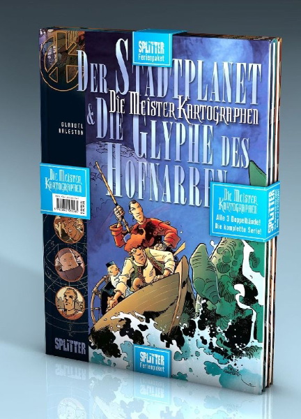 Buchcover und Innenansicht für das Buch: Les maîtres cartographes