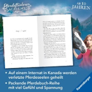 Buchcover und Innenansicht für das Buch: Pferdeflüsterer-Academy, Band 4: Verletztes Vertrauen
