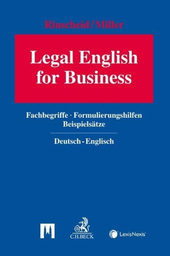 Buchcover und Innenansicht für das Buch: Legal English for Business