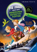 Buchcover und Innenansicht für das Buch: Die Jagd nach dem magischen Detektivkoffer, Band 1 - Die Jagd beginnt!