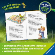 Buchcover und Innenansicht für das Buch: Die Jagd nach dem magischen Detektivkoffer, Band 1 - Die Jagd beginnt!
