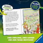 Buchcover und Innenansicht für das Buch: Die Jagd nach dem magischen Detektivkoffer, Band 1 - Die Jagd beginnt!