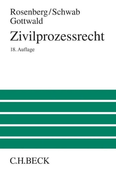 Buchcover und Innenansicht für das Buch: Zivilprozessrecht