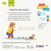 Buchcover und Innenansicht für das Buch: Lotta entdeckt die Welt: Am Wasser