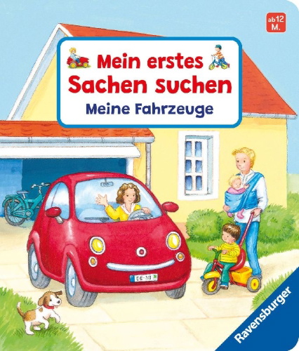 Buchcover und Innenansicht für das Buch: Mein erstes Sachen suchen: Meine Fahrzeuge