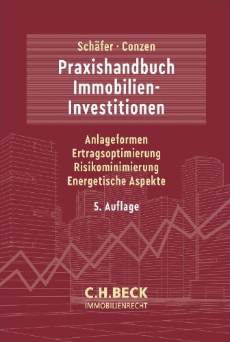 Buchcover und Innenansicht für das Buch: Praxishandbuch Immobilien-Investitionen