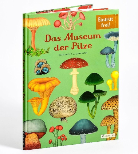 Buchcover und Innenansicht für das Buch: Fungarium: Welcome to the Museum