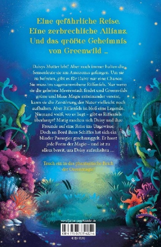 Buchcover und Innenansicht für das Buch: Greenwild - The City Beyond the Sea