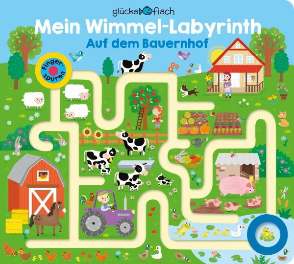 Buchcover und Innenansicht für das Buch: Follow me: Farm