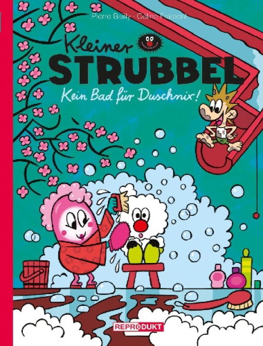 Buchcover und Innenansicht für das Buch: Kleiner Strubbel: Kein Bad für Duschnix!