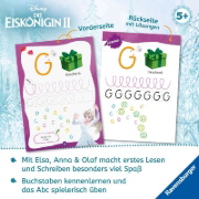 Buchcover und Innenansicht für das Buch: Disney Die Eiskönigin 2 - Mein Vorschulblock: Lesen und Schreiben