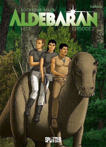 Buchcover und Innenansicht für das Buch: Rückkehr nach Aldebaran. Band 2