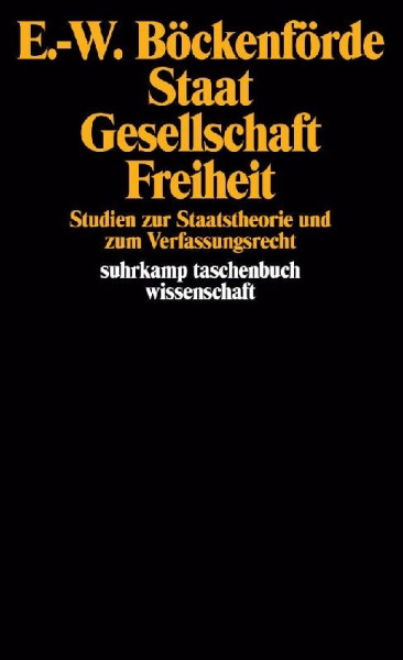 Buchcover und Innenansicht für das Buch: Staat, Gesellschaft, Freiheit