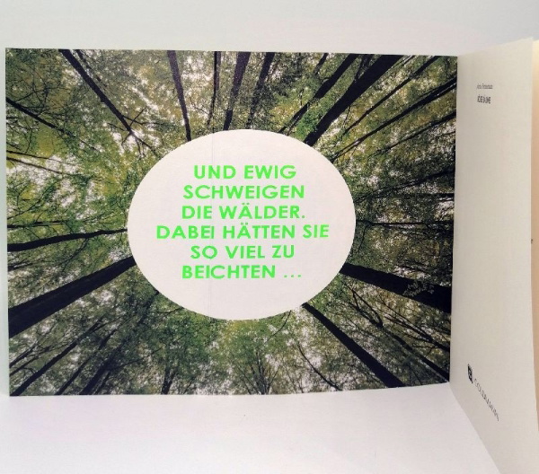 Buchcover und Innenansicht für das Buch: Böse Bäume