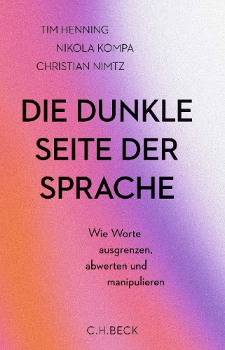 Buchcover und Innenansicht für das Buch: Die dunkle Seite der Sprache