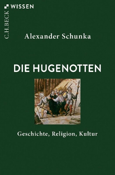 Buchcover und Innenansicht für das Buch: Die Hugenotten