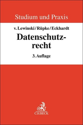Buchcover und Innenansicht für das Buch: Datenschutzrecht