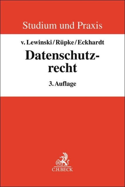 Buchcover und Innenansicht für das Buch: Datenschutzrecht