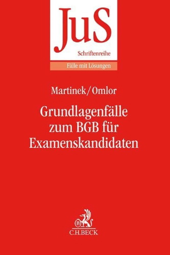 Buchcover und Innenansicht für das Buch: Grundlagenfälle zum BGB für Examenskandidaten